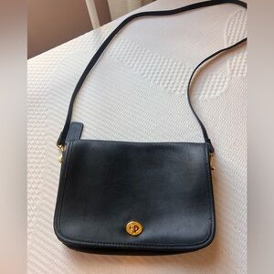 Black Leather Bag *NOT Coach